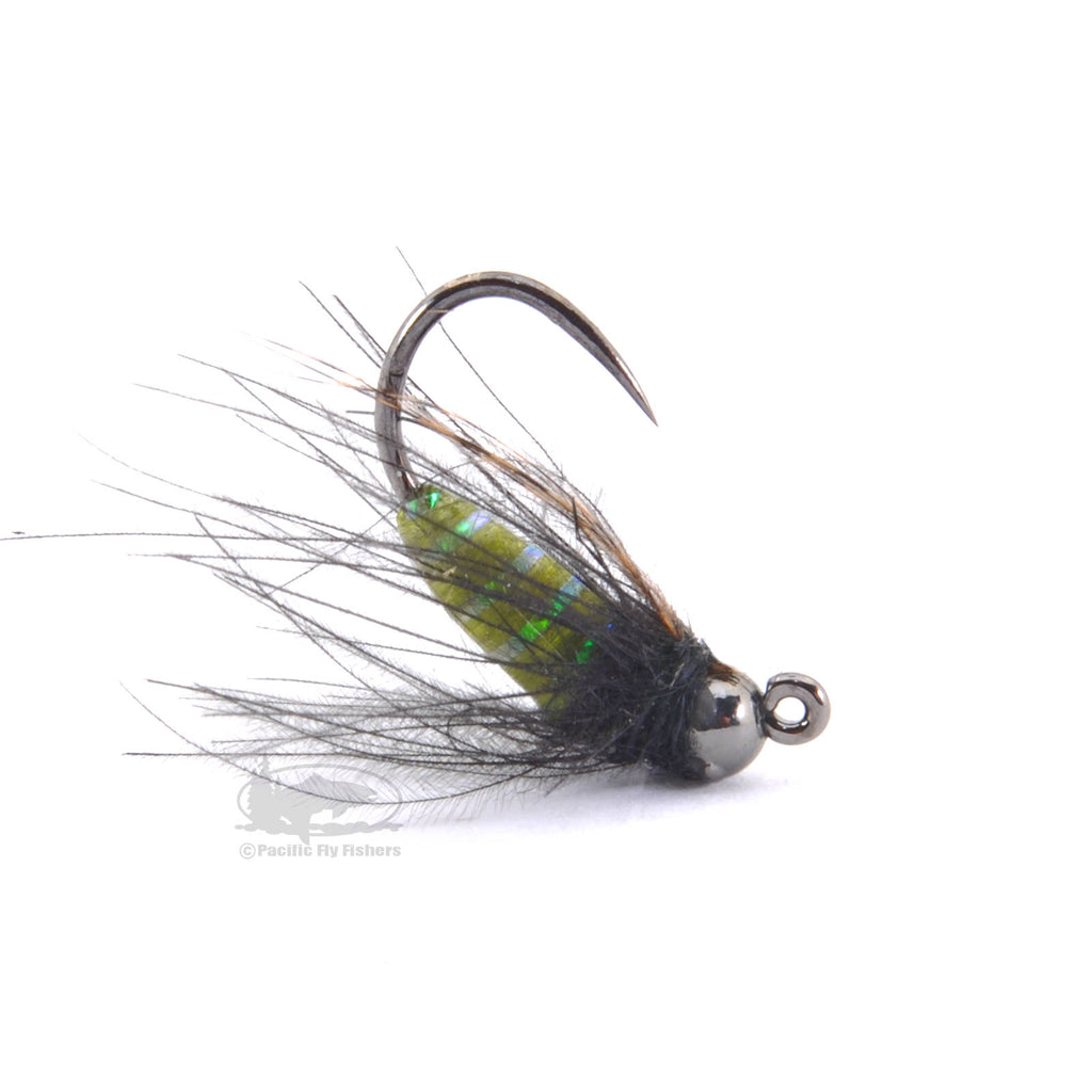 Callie's Jiggable Caddis - Olive