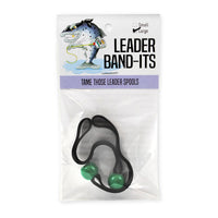 Leader Band-Its - Elastic Tippet Leader Spool Bands - Large - Dark Green