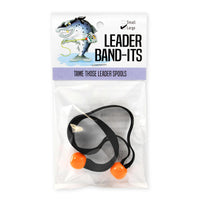 Leader Band-Its - Elastic Tippet Leader Spool Bands - Large - Orange