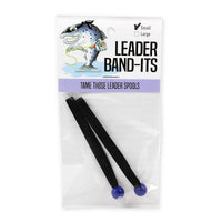 Leader Band-Its - Elastic Tippet Leader Spool Bands - Small - Dark Blue