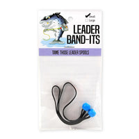 Leader Band-Its - Elastic Tippet Leader Spool Bands - Small - Light Blue