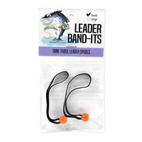 Leader Band-Its - Elastic Tippet Leader Spool Bands - Small - Orange