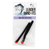 Leader Band-Its - Elastic Tippet Leader Spool Bands - Small - Red
