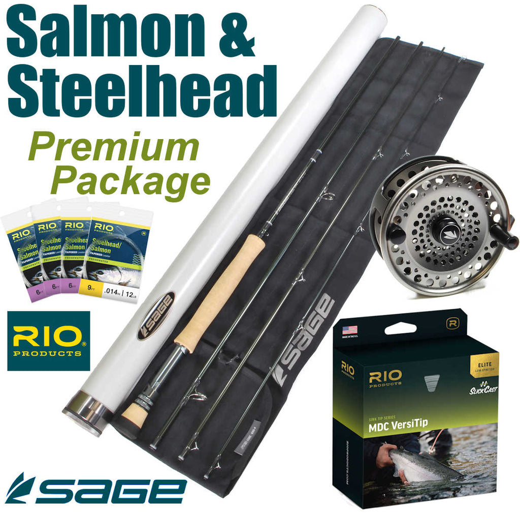 Sage R8 Core 890-4, Sage Trout 6/7/8 Reel - Salmon Steelhead Complete Package Outfit