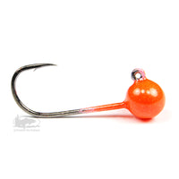 Aerojig Plain Jig Heads for Tying Jigs - Orange - From Hawken Fishing