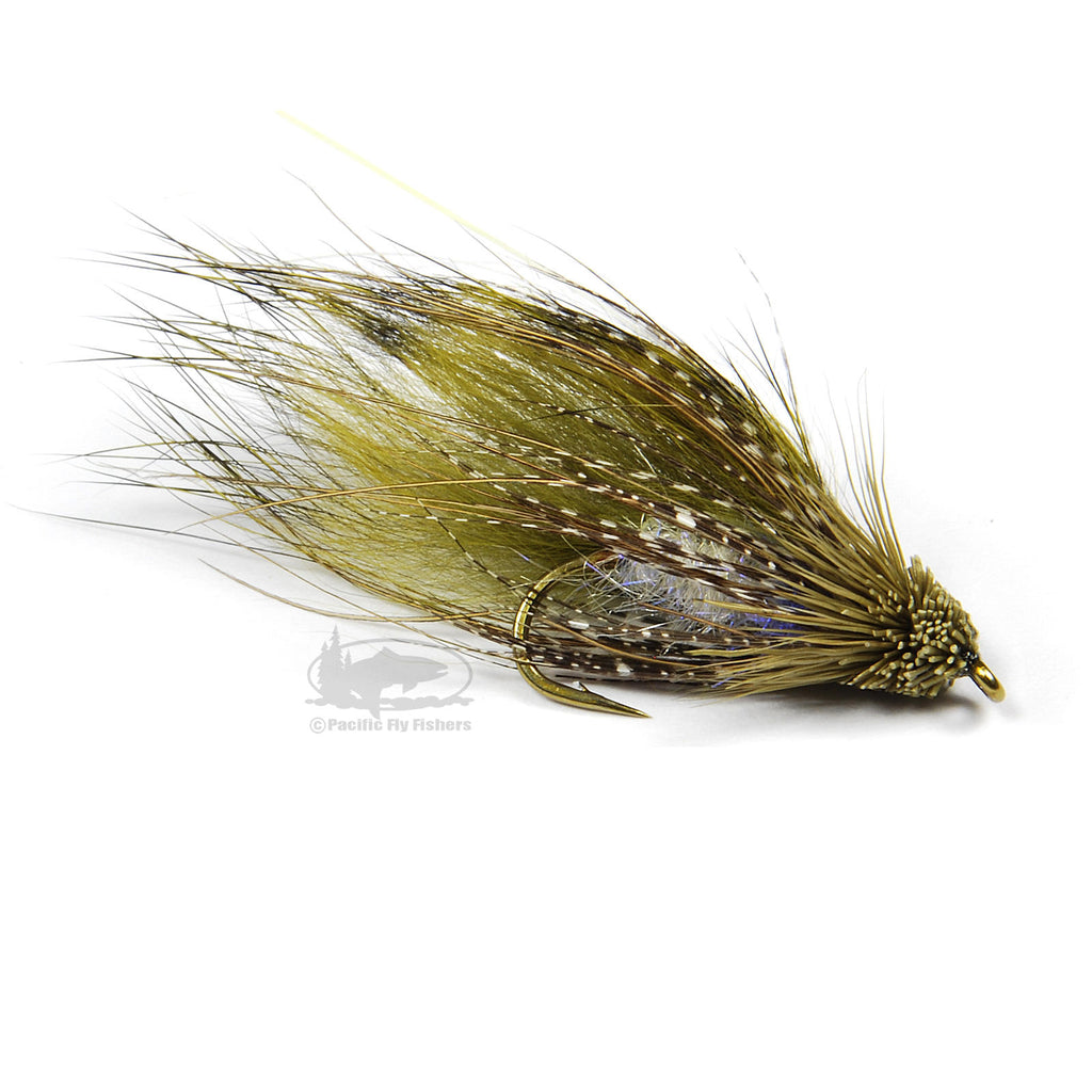 Bernie's Mud Bunny - Olive - Trout Streamers