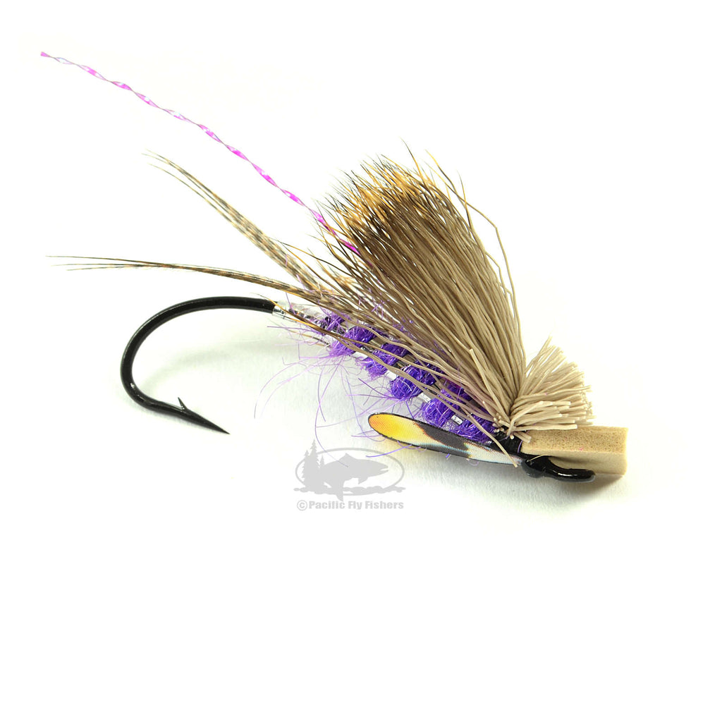 Brett's Klamath Skater - Purple - Steelhead Dry Fly