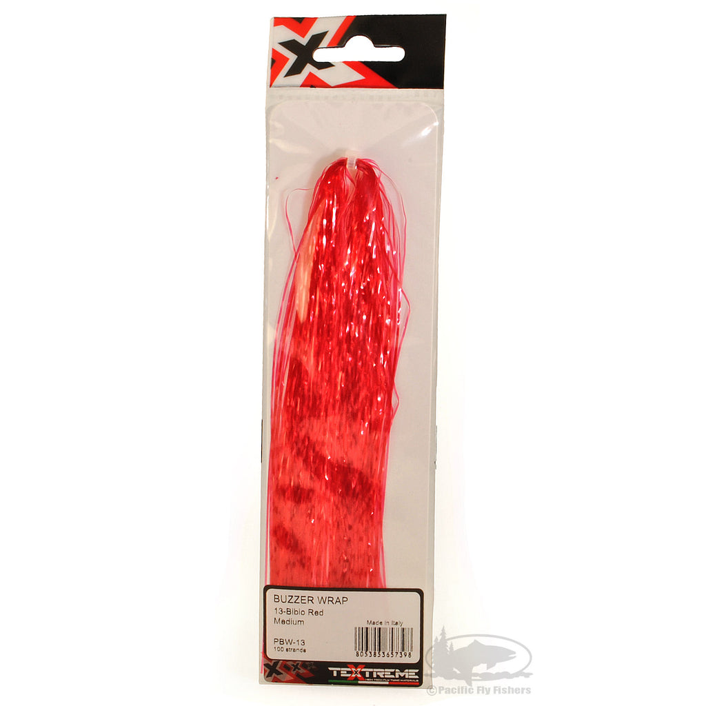 Textreme Buzzer Wrap - Bibio Red - Fly Tying Material