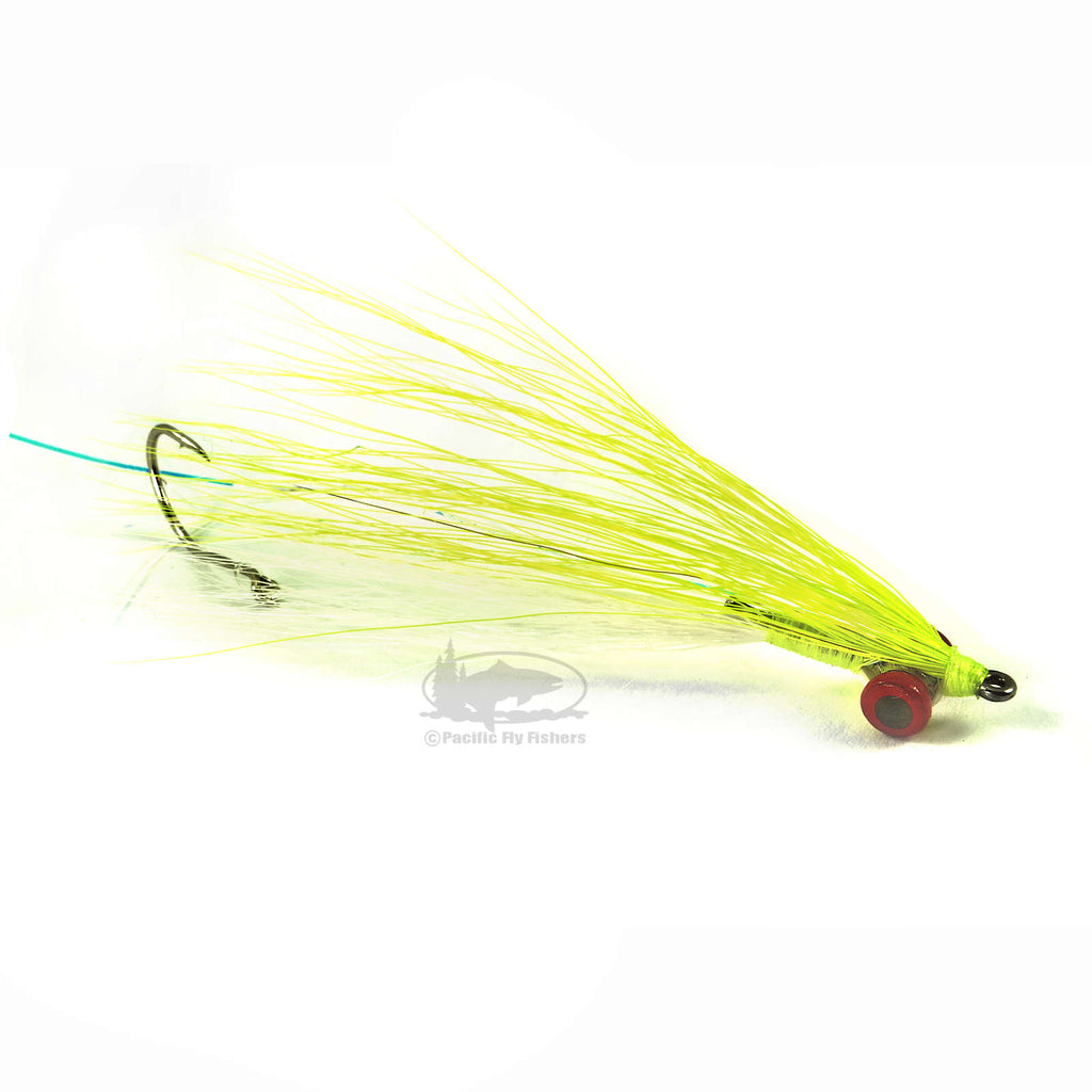 Clouser Minnow Stinger - Chartreuse/White