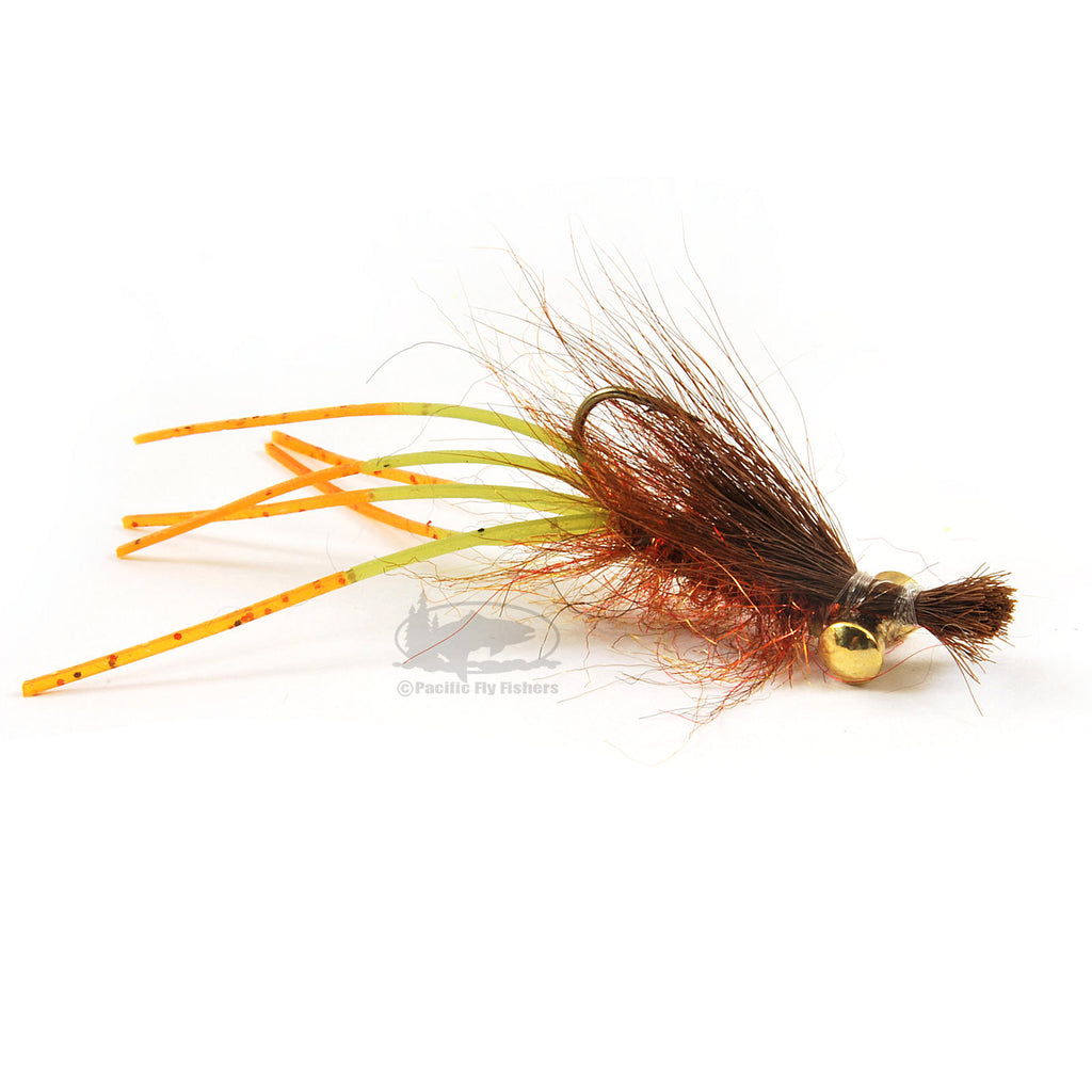 Crazy Dad - Orange - Crayfish Crawdad Fly Fishing Flies
