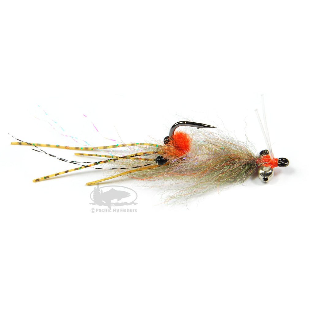 EP Spawning Shrimp - Rootbeer - Bead Chain Eyes