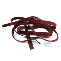 Leech Leather Strips - Blood Red - Fly Tying Materials