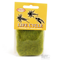 Life Cycle Dubbing - Caddis Light Olive - Wapsi