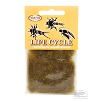 Life Cycle Dubbing - Nymph Brown Olive - Wapsi