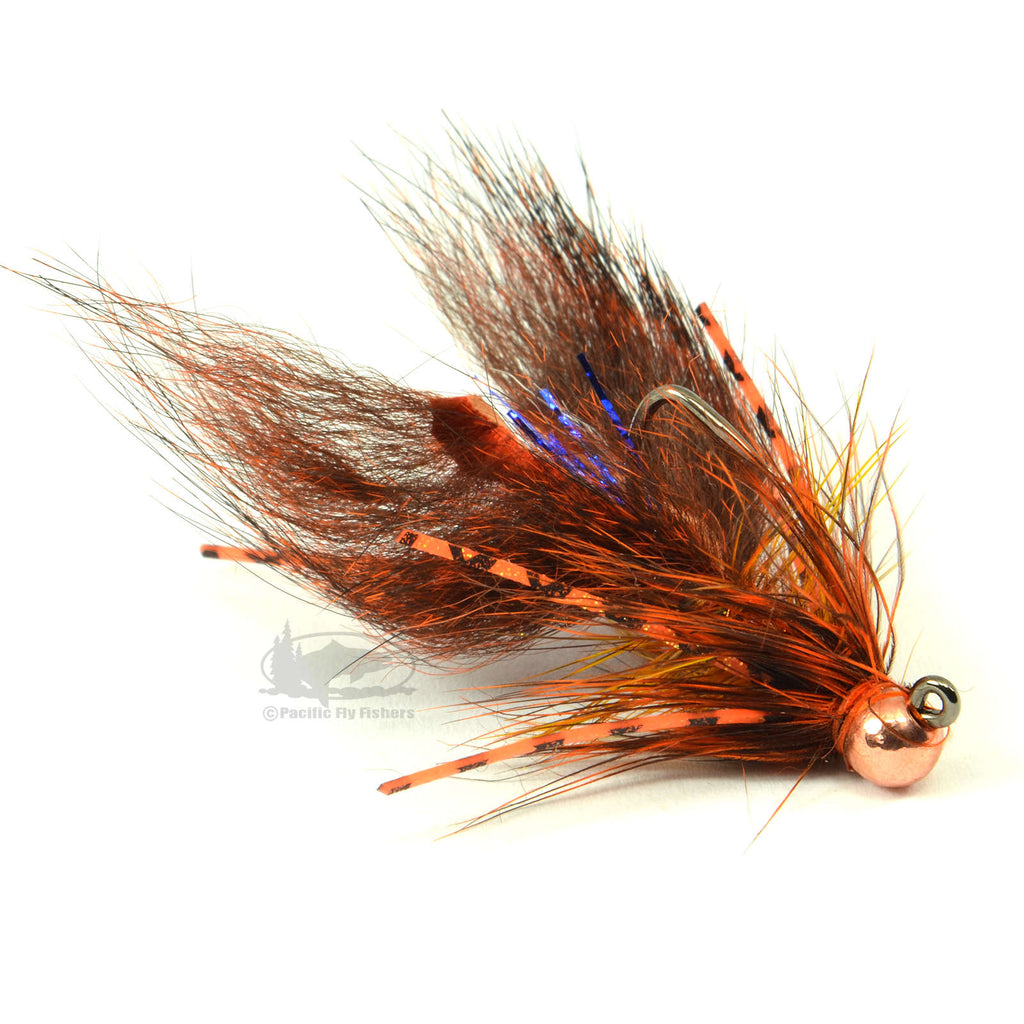 Mud Bug Fly - Orange - Crayfish Crawdad Flies