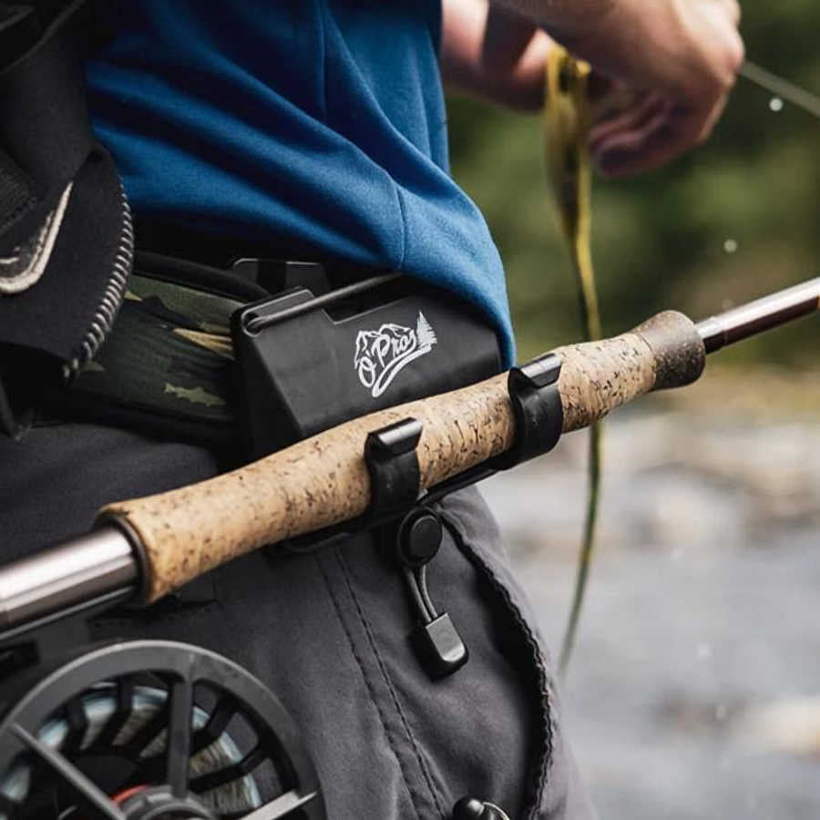 belt fishing rod holder O'Pros Belt Clip Rod Holder