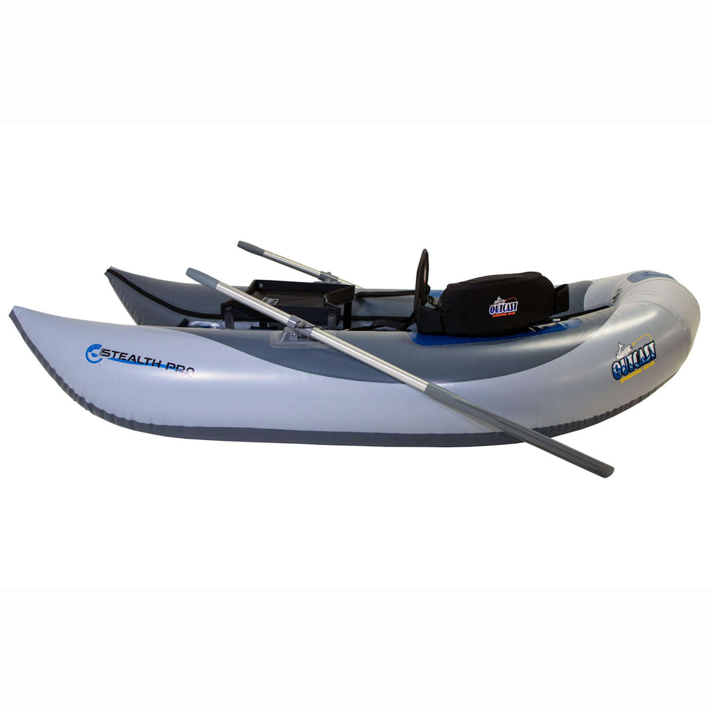 fish finders for pontoon boats Outcast Stealth Pro Frameless Pontoon Boat