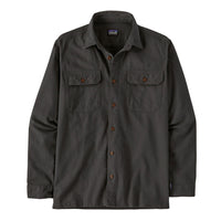 Patagonia Long-Sleeved Organic Cotton Midweight Fjord Flannel Shirt - Forge Grey
