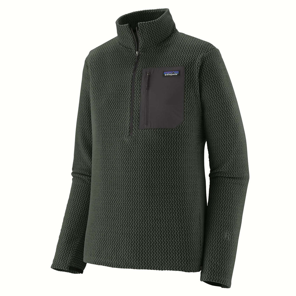 Patagonia R1 Air Zip Neck - Old Growth Green