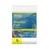 RIO Powerflex Trout 9 Foot Leaders - Fly Fishing Tapered Leaders