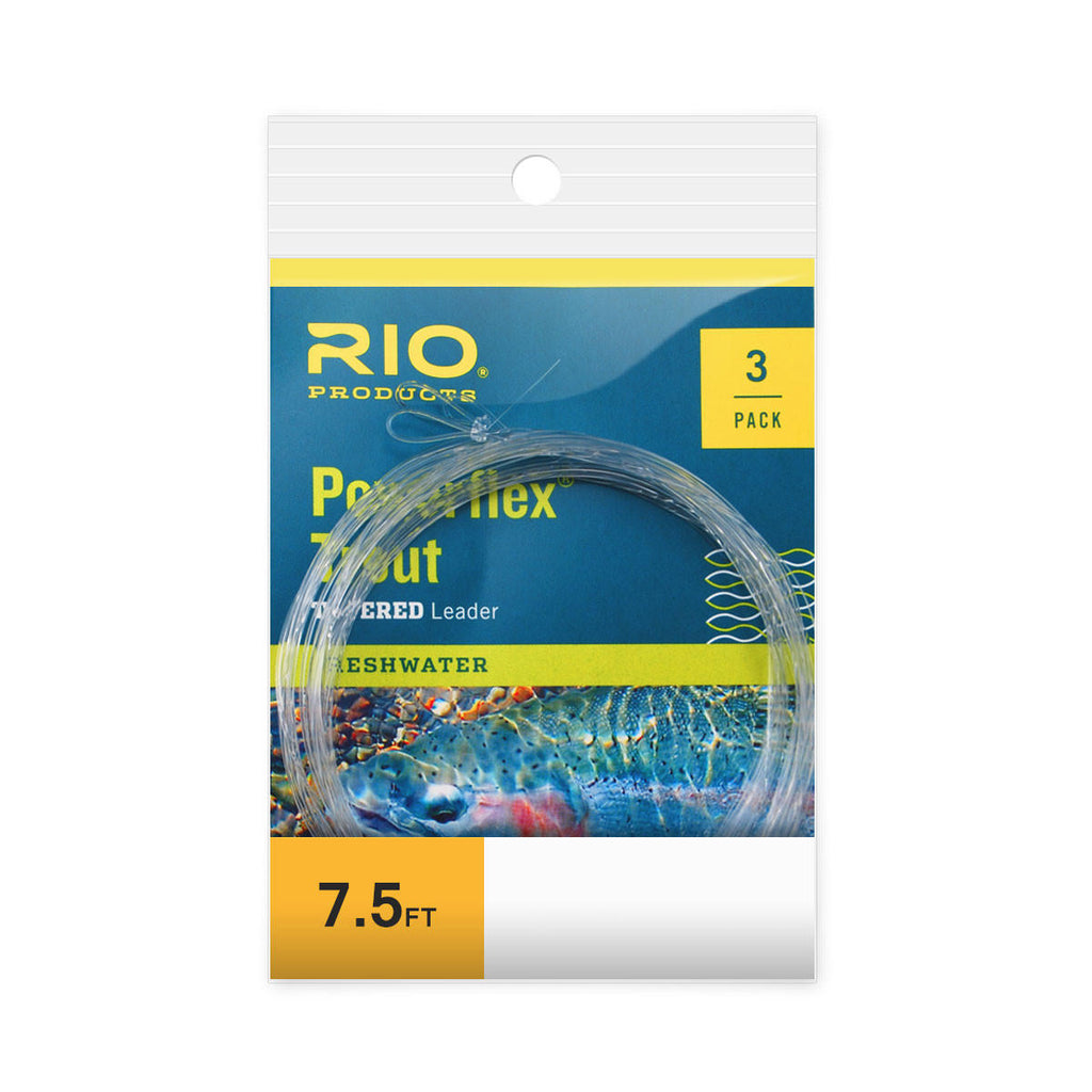  RIO Fly Fishing Power flex-Plus 7.5' 6X Fishing
