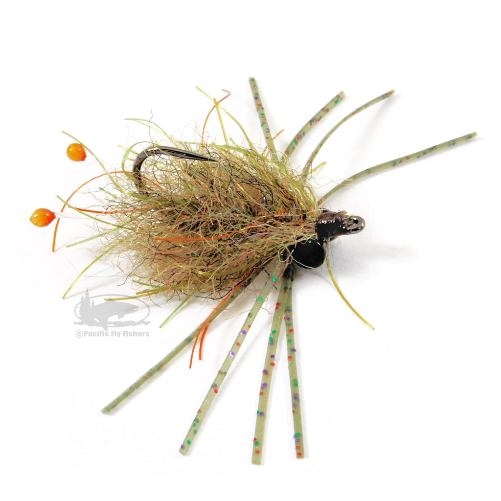 Simple Crab - Olive Brown - Permit Bonefish Fly Fishing Flies