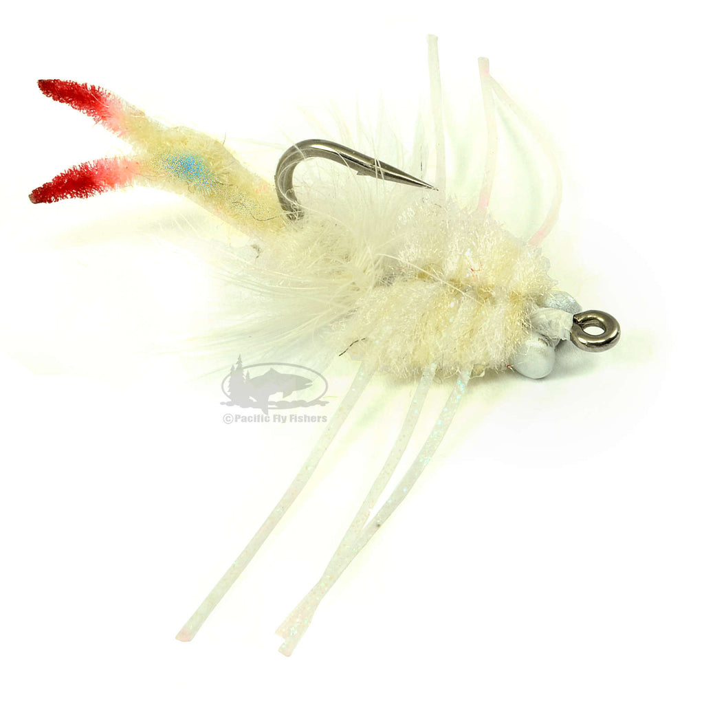 Umpqua Strong Arm Merkin Crab Fly - White - Permit Flies