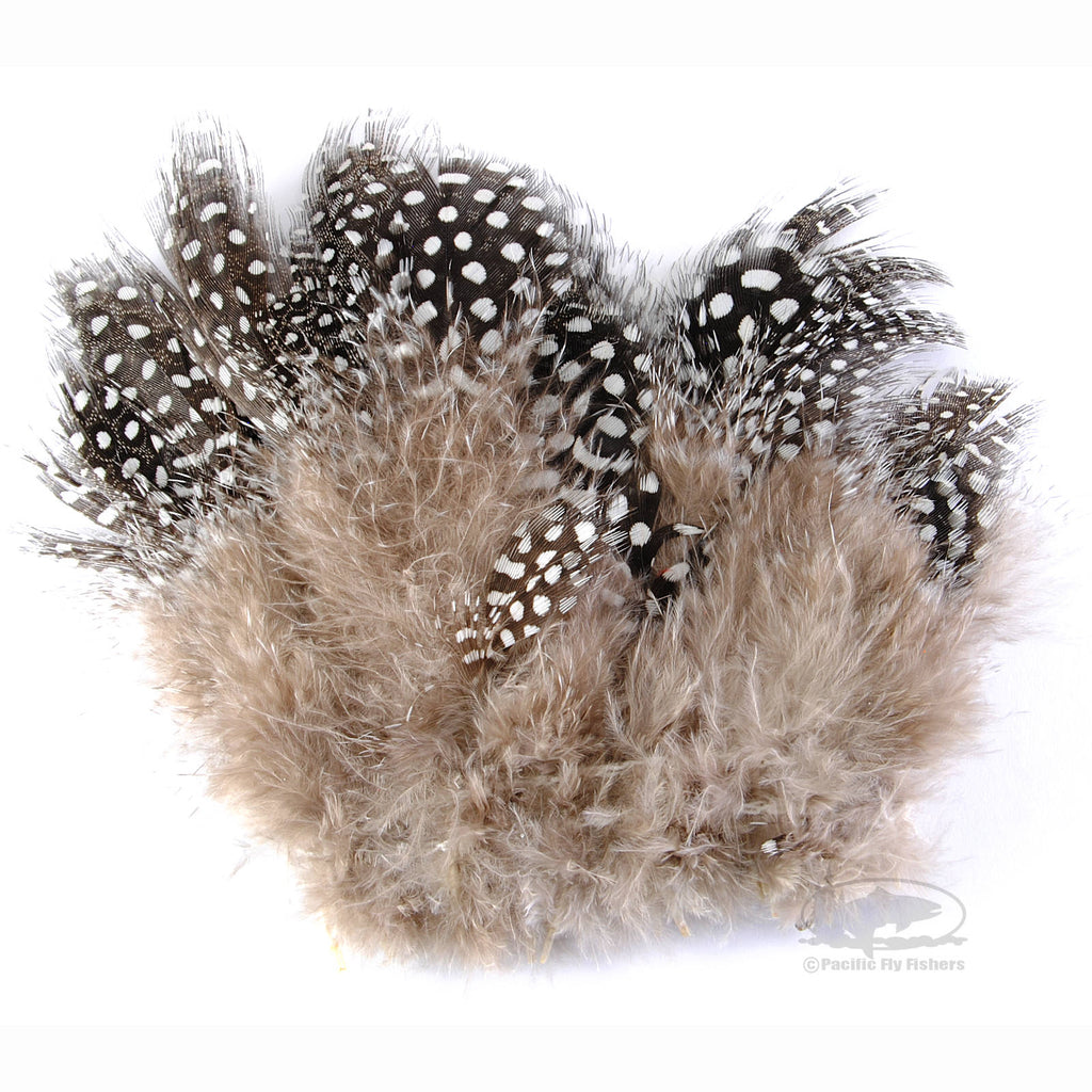 Strung Guinea Feathers - Natural
