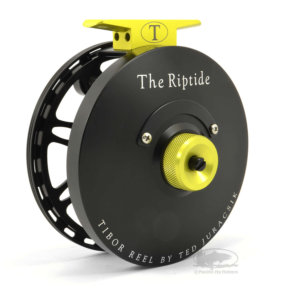 Tibor Riptide Reel - Black Frost Lemon Lime