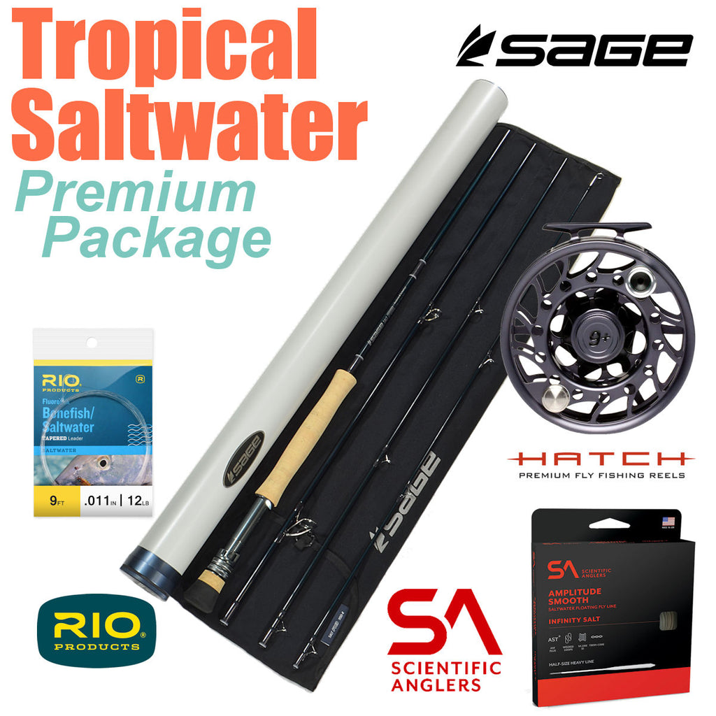 Sage Premium Tropical Saltwater Fly Rod and Reel Outfit