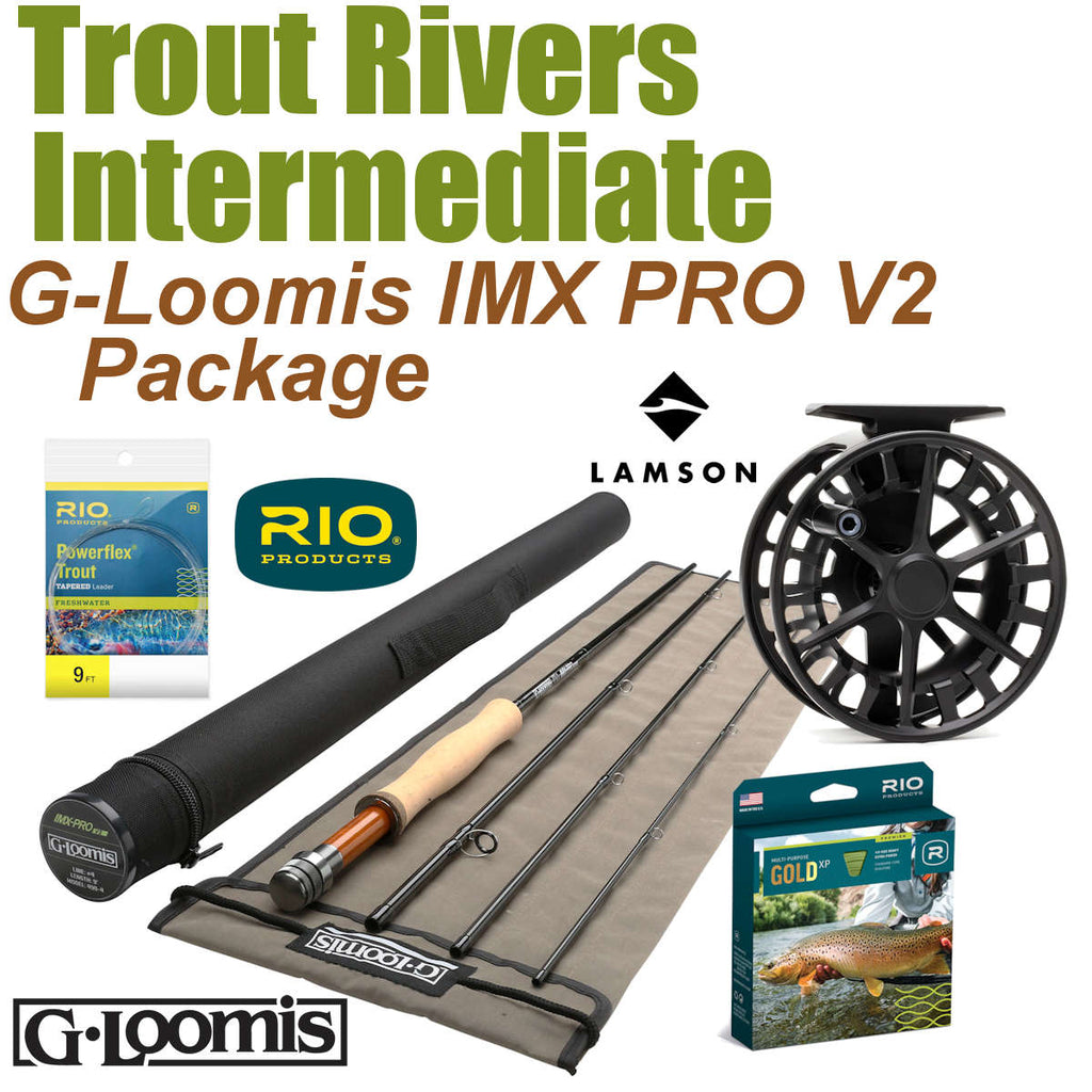 Trout Rivers Intermediate Rod & Reel Outfit- G. Loomis IMX PRO V2