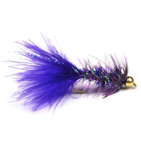 Crystal Bugger - Bead Head - Purple - Pacific Fly Fishers