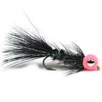Egg Sucking Leech Barbell Eyes - Black - Pacific Fly Fishers