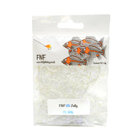 FNF Jelly Fritz - 15mm - Fly Tying Materials - Fl Milk UV