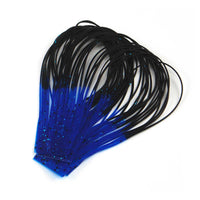 Crazy Legs - Black / Blue Tipped - Fly Tying Silicone Rubber Legs