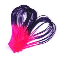 Crazy Legs - Purple with Fl Fuchsia Tips - Fly Tying Silicone Rubber Legs