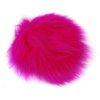 Arctic Fox Tail Hair - Pink