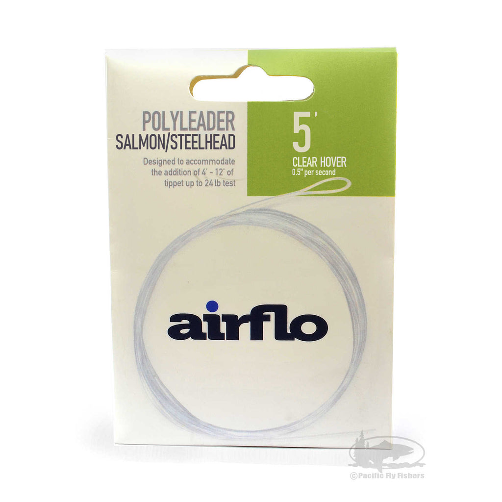 Airflo PolyLeader - 5ft - Salmon/Steelhead - Clear Hover