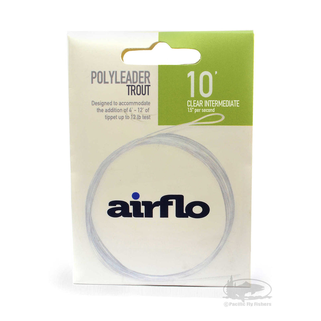 Airflo PolyLeader - 10ft - Trout - Clear Intermediate Sinking