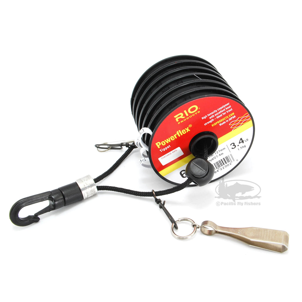 Fly Fishing Tippet Holder with Bottle Holder - Attach Your or Lanyard for