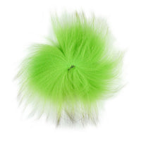 Arctic Fox Tail Hair - Chartreuse