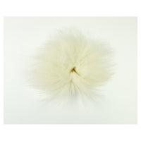 Arctic Fox Tail Hair - White