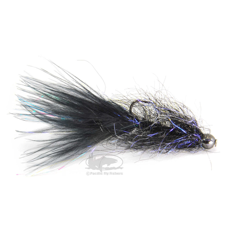 Balance Leech - Black UV - Balanced Leech Fly Fishing Flies