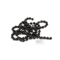 Bead Chain Eyes - Black - Fly Tying Materials