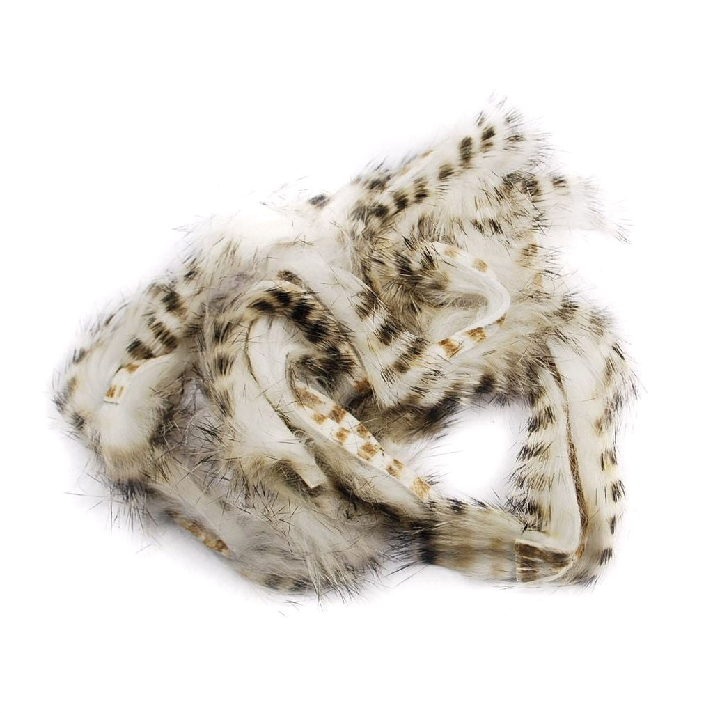 Black Barred Rabbit Strips - White