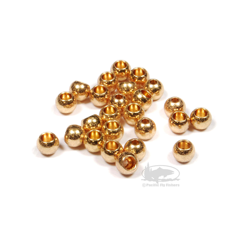 Brass Beads Gold, Fly Tying Heads and Eyes - Fly and Flies