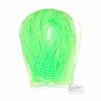Chicone's Barred Crusher Legs - Fl. Chartreuse/Clear - Regular and Micro