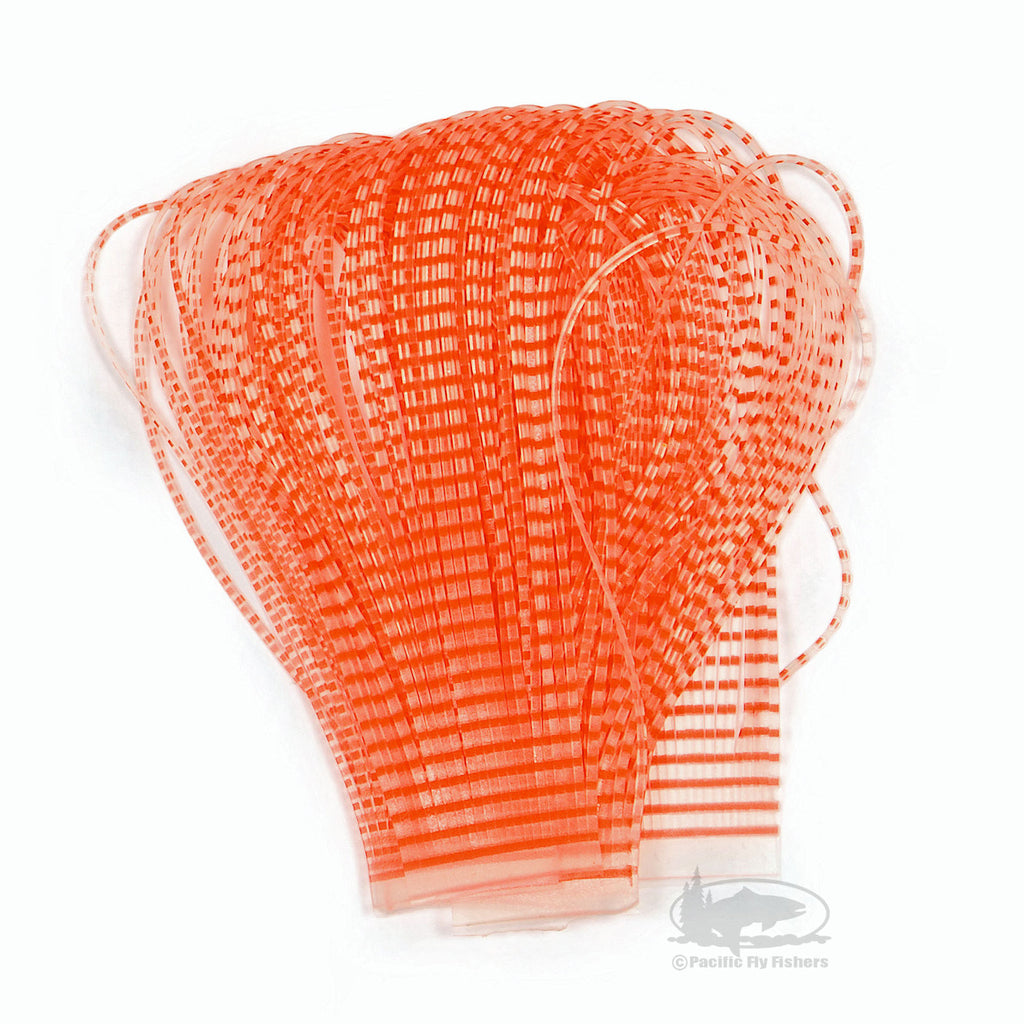 Chicone's Barred Crusher Legs - Fl. Orange/Clear - Regular and Micro