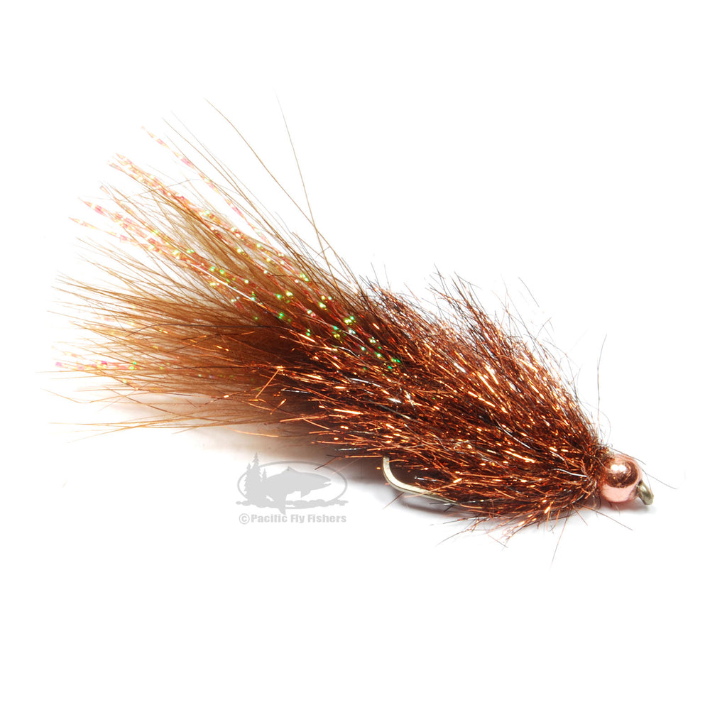 Coffee's Sparkle Minnow - Crayfish Brown - Streamer Fly