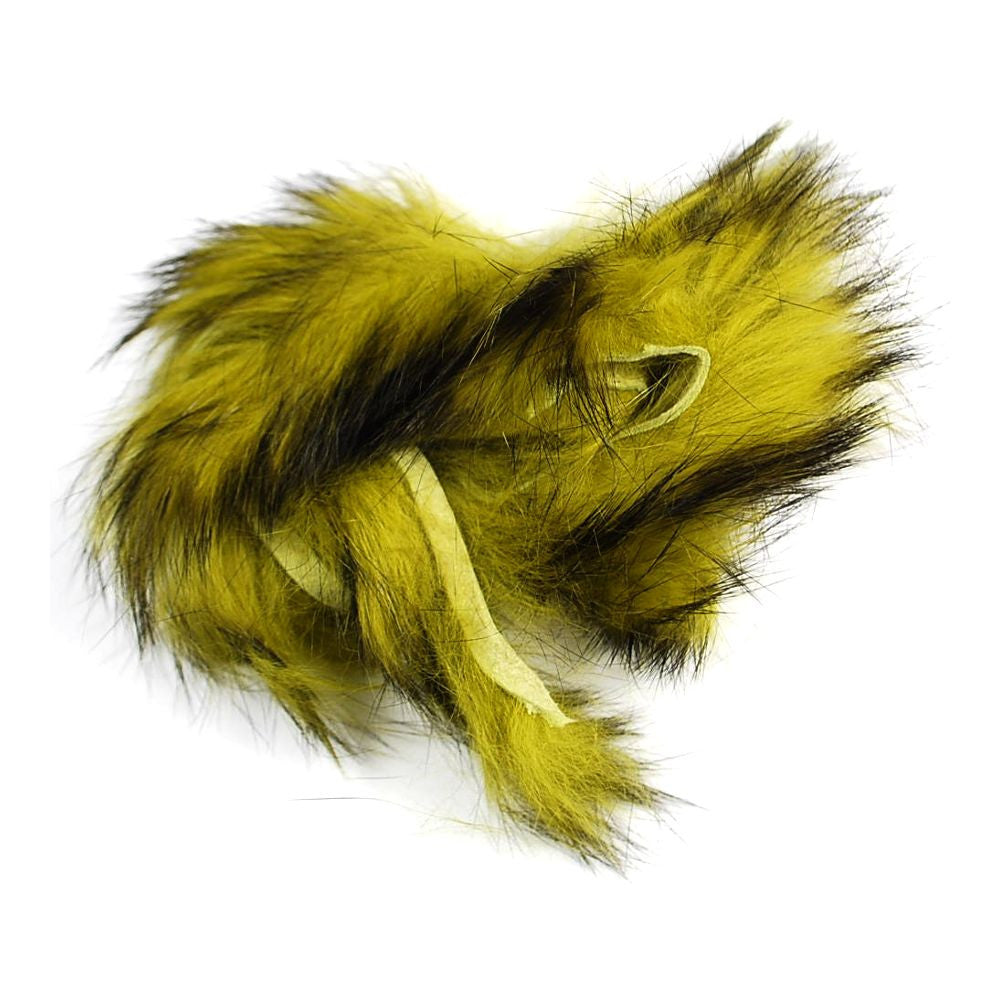 Crosscut Two-Toned Rabbit Strips - Black / Olive